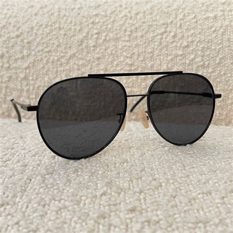 fendi ff 0222 black aviator|Fendi Men's Ff 222/S .